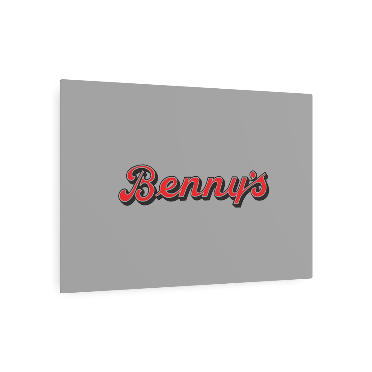 Benny's Metal Sign