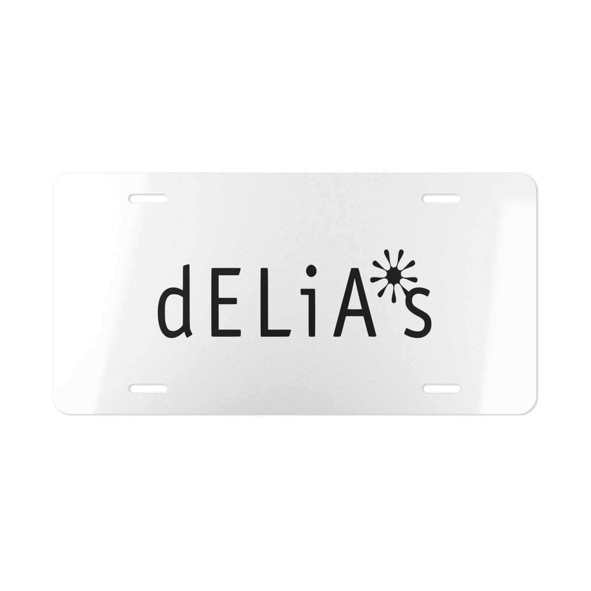 Delia's Vanity License Plate