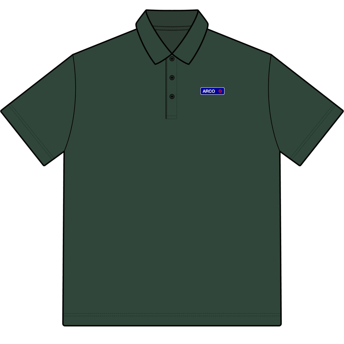 ARCO (Atlantic Richfield) Cotton Polo Shirt