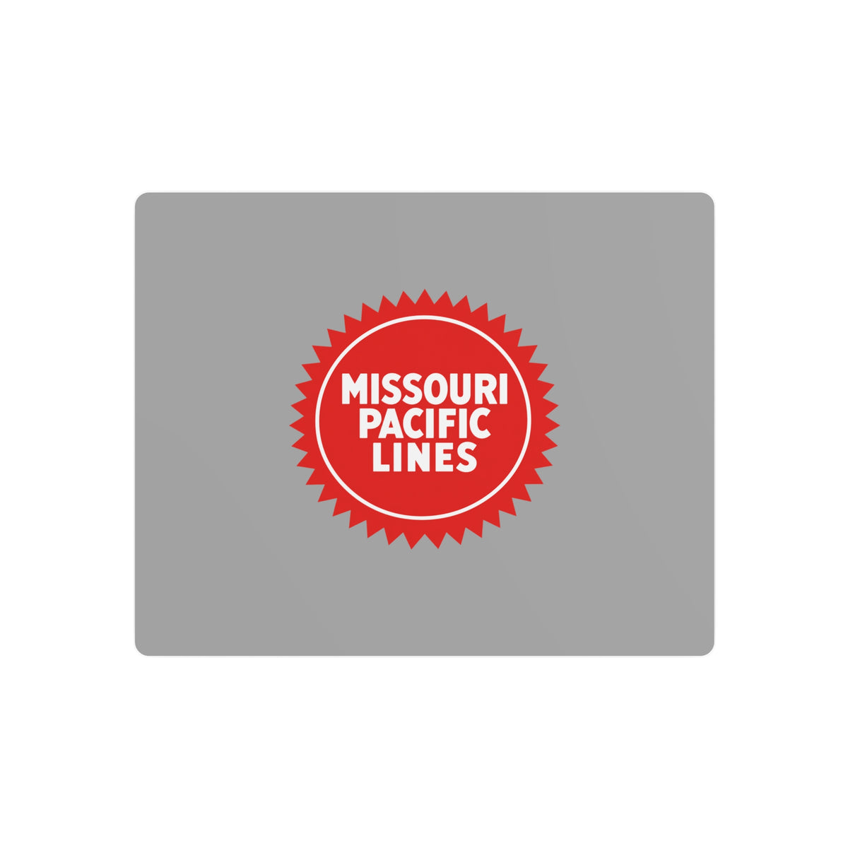 Missouri Pacific Railroad Metal Sign