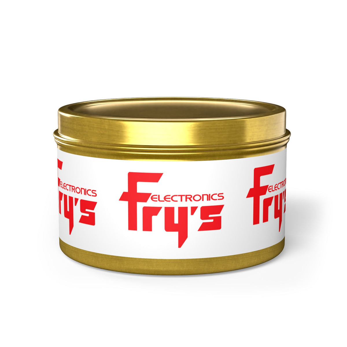 Fry's Electronics Tin Candle