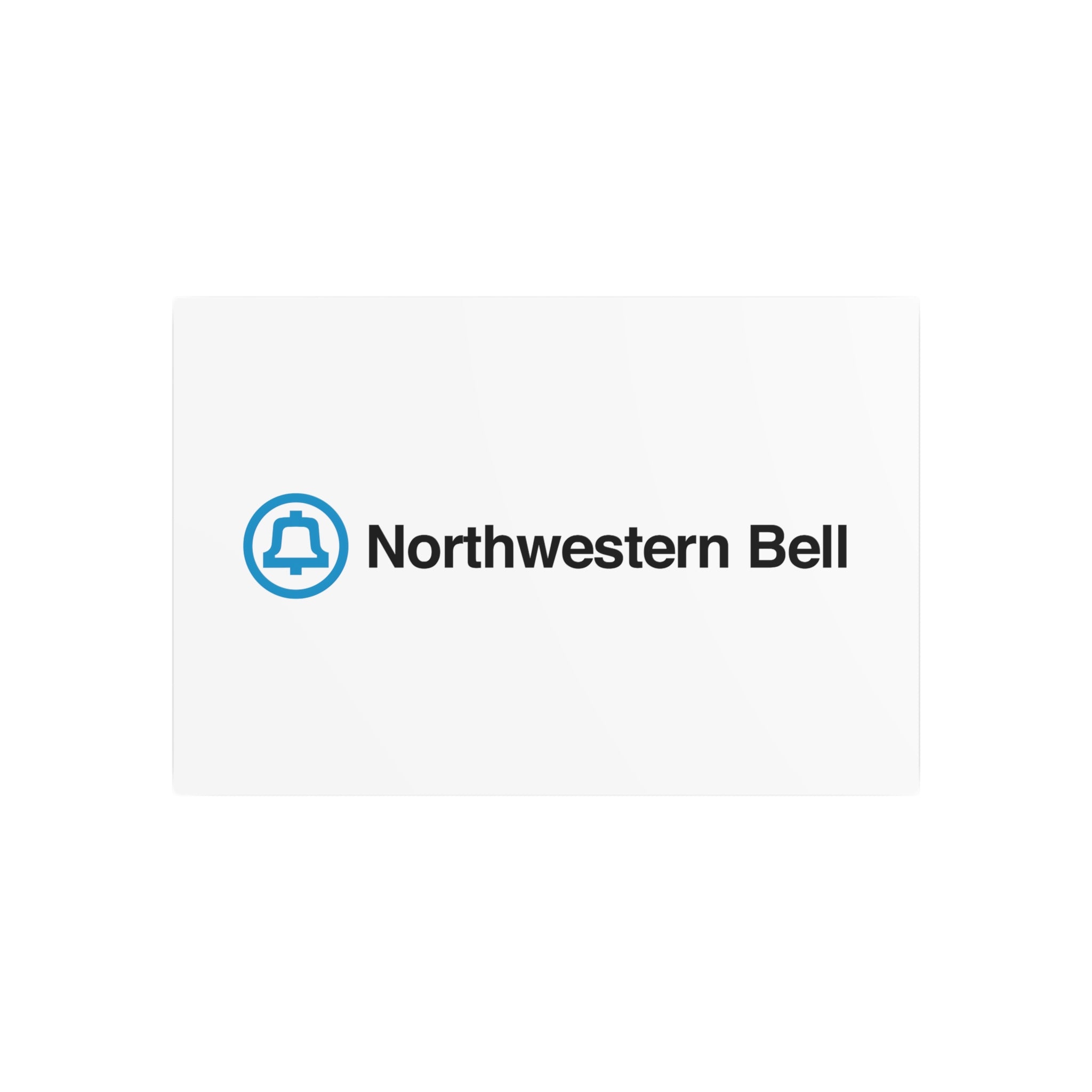 Northwestern Bell Metal Sign