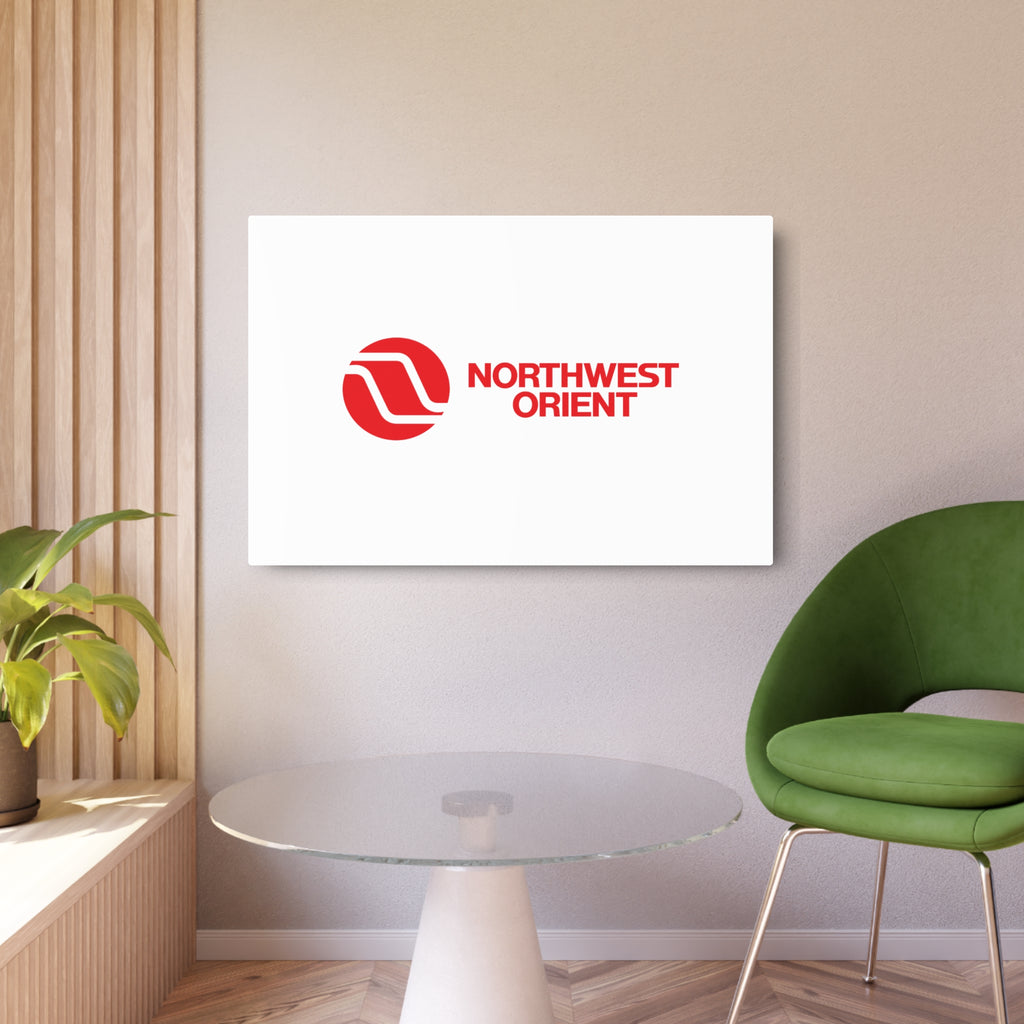 Northwest Orient Airlines Metal Sign