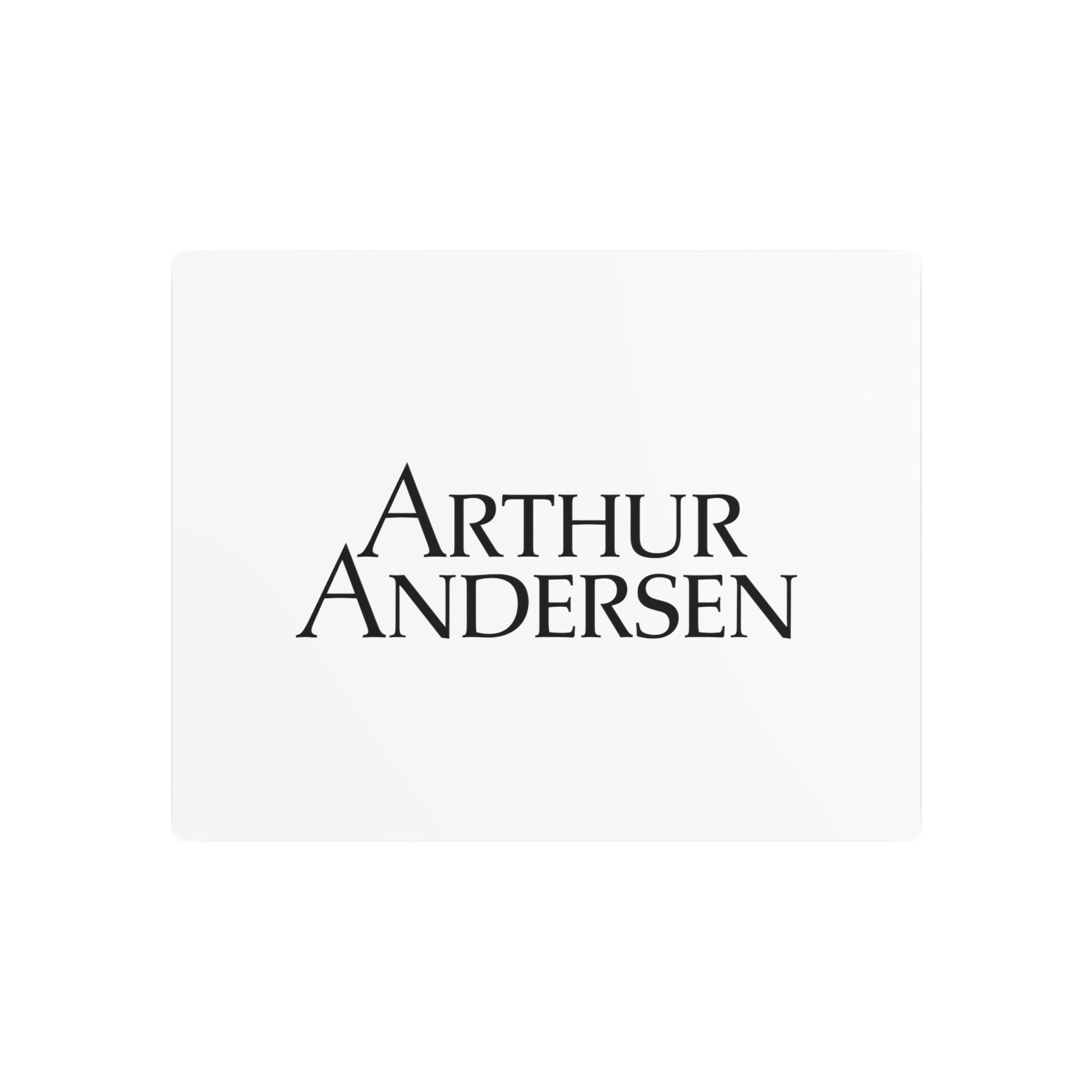 Arthur Andersen Metal Sign