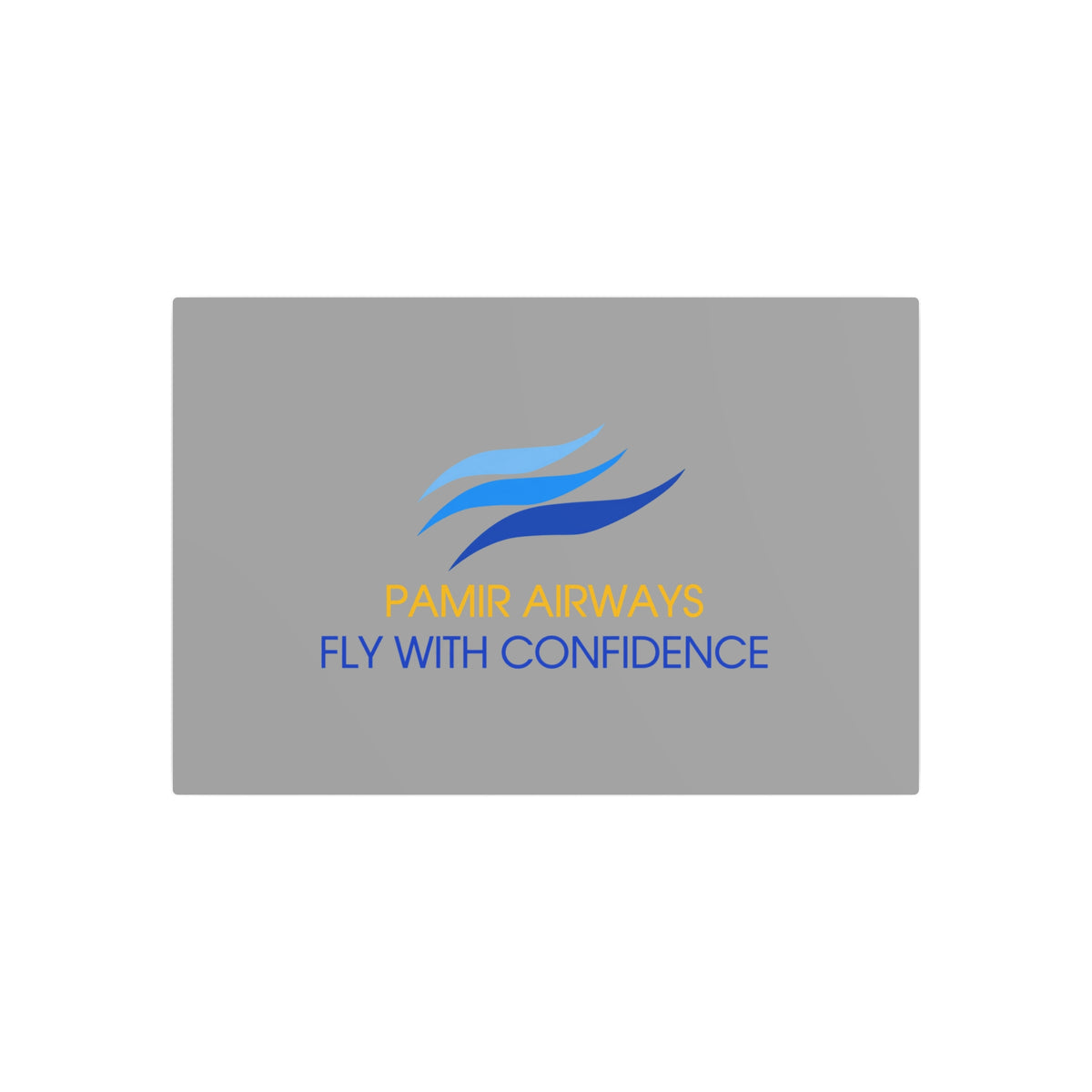 Pamir Airways Metal Sign