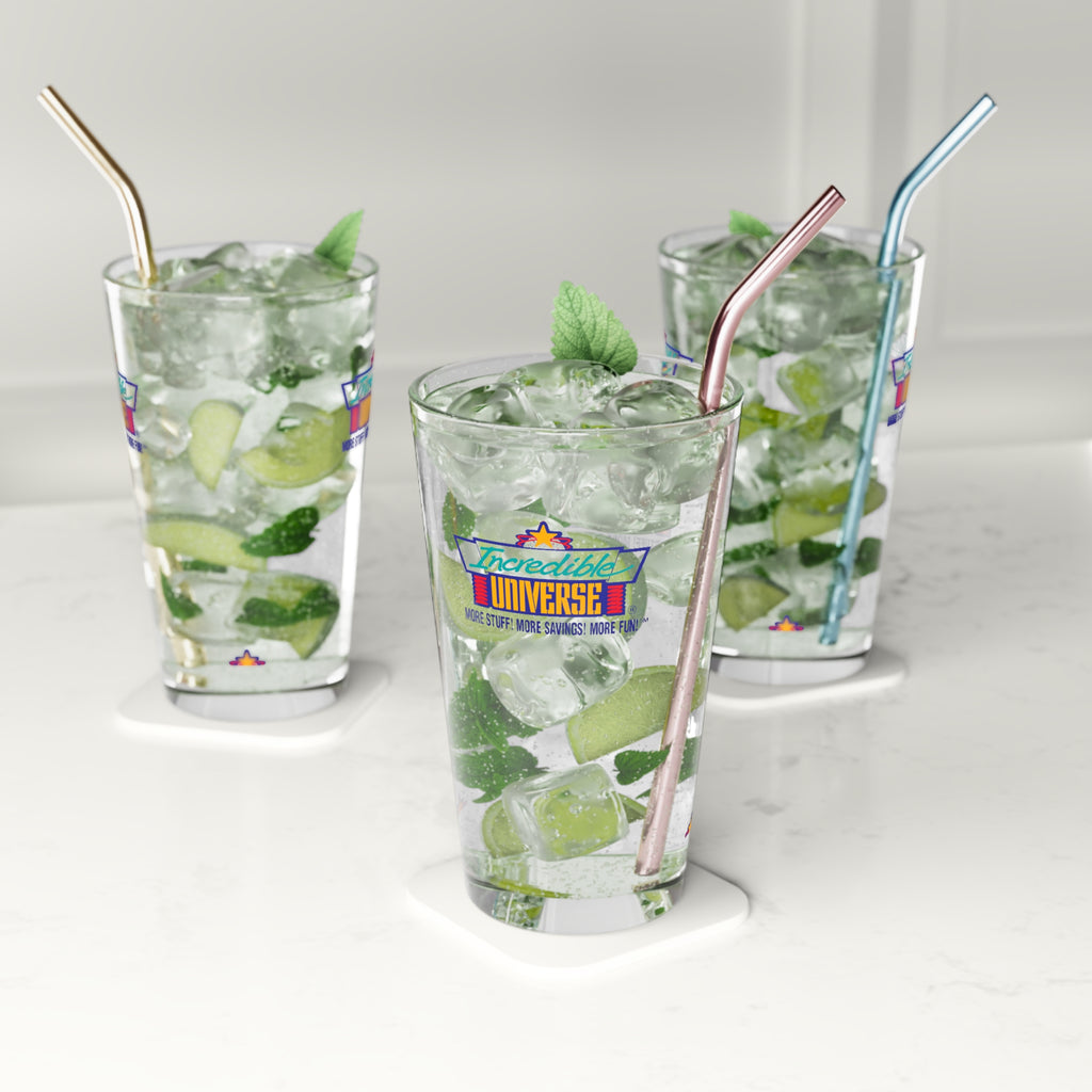 Incredible Universe 16oz Pint Glass