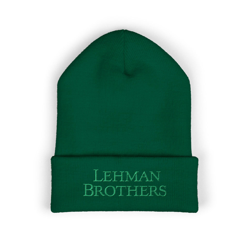 Lehman Brothers Cuffed Beanie