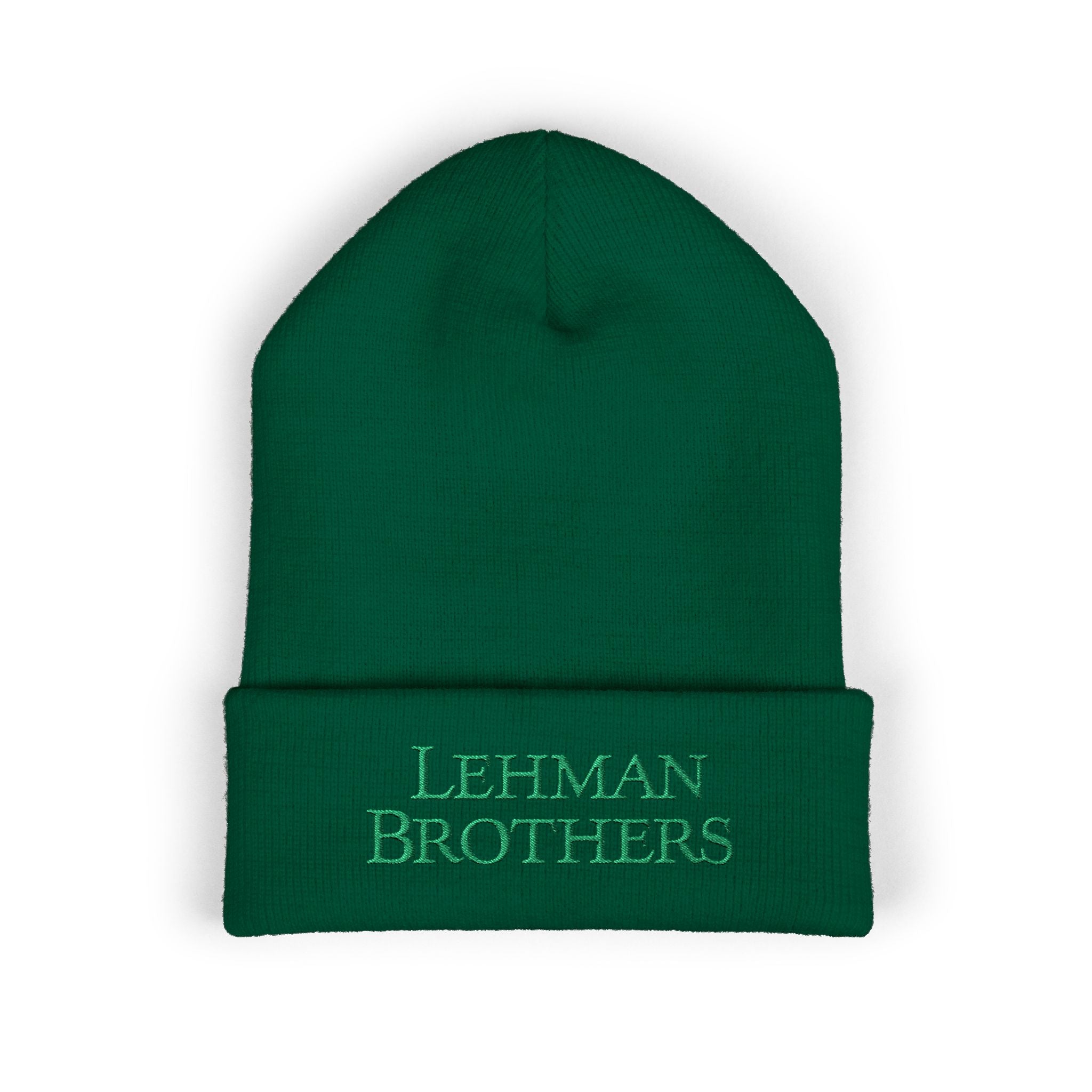 Lehman Brothers Cuffed Beanie
