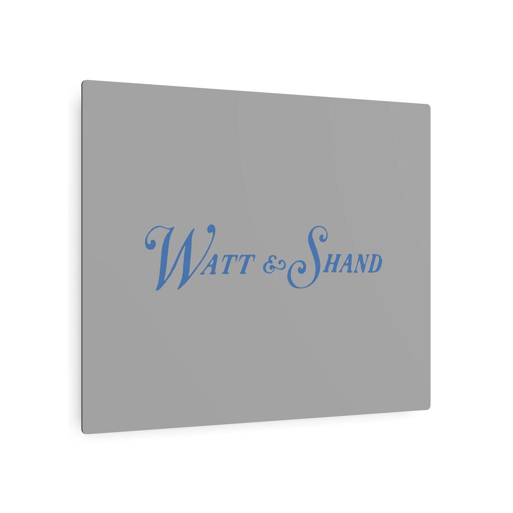 Watt & Shand Metal Sign