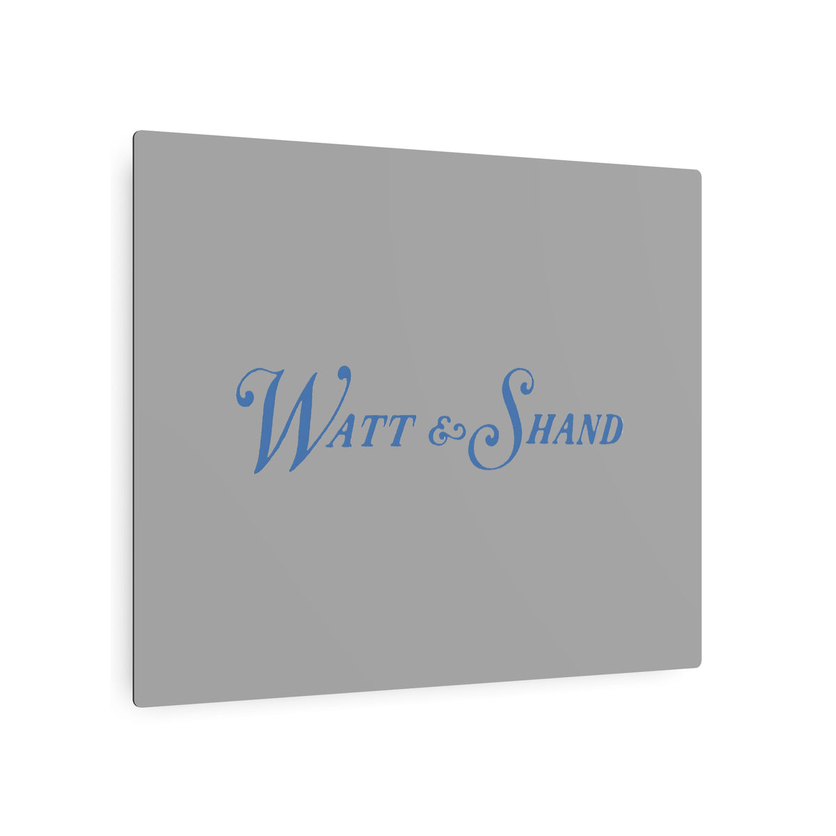 Watt & Shand Metal Sign