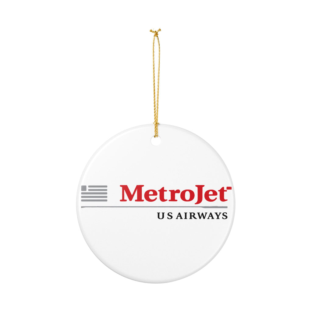 MetroJet Ceramic Ornament