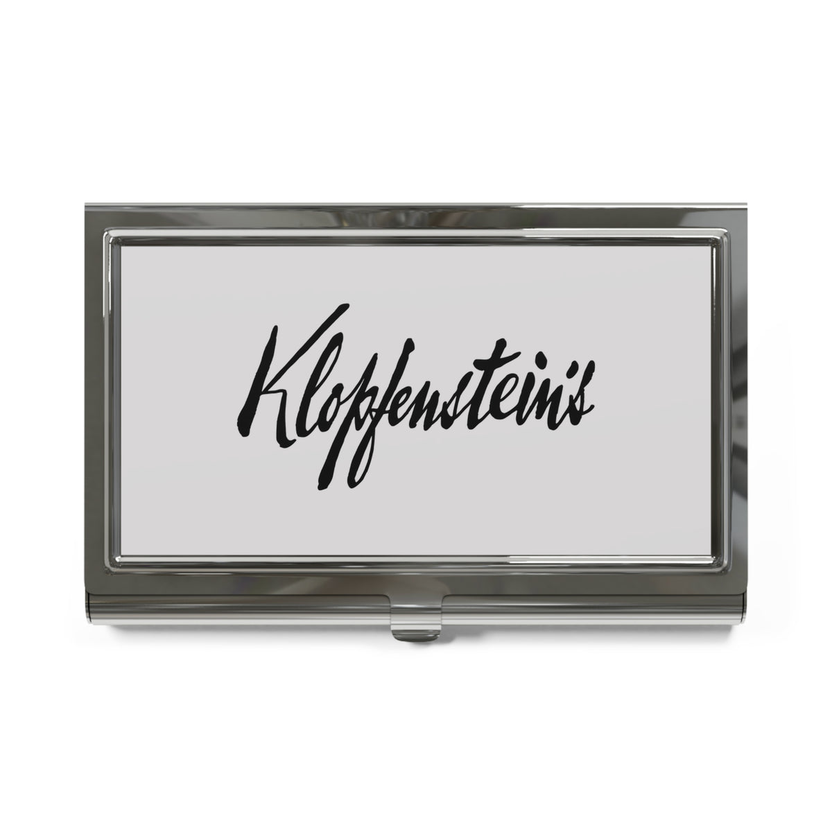 Klopfenstein's Metal Business Card Holder