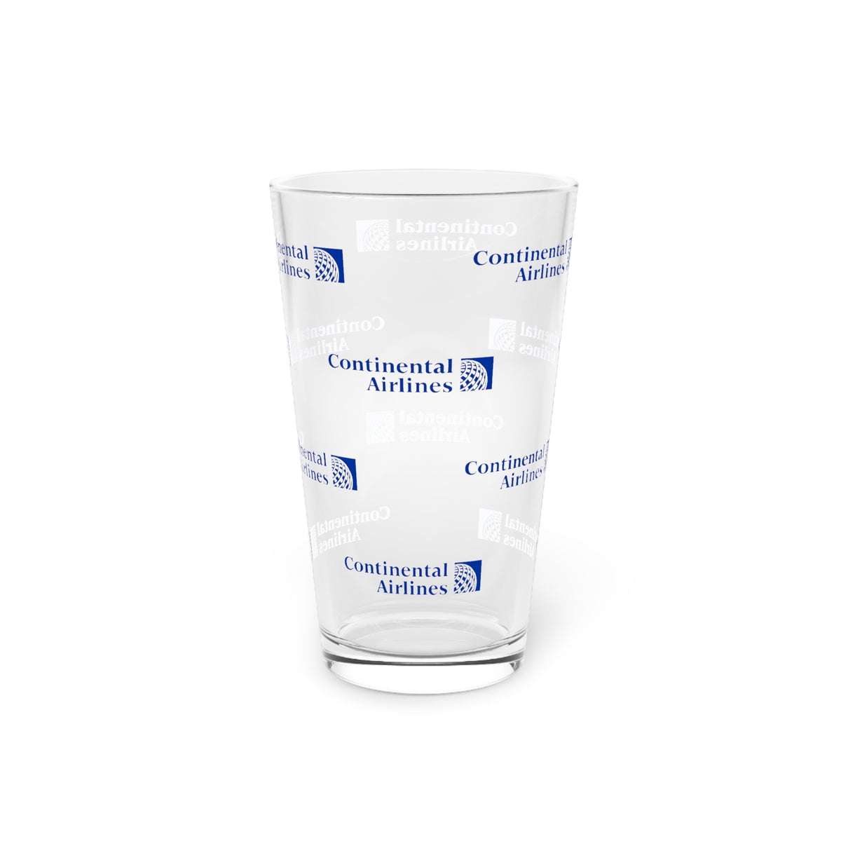 Continental Airlines 16oz Pint Glass