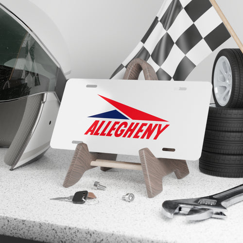 Allegheny Airlines Vanity License Plate