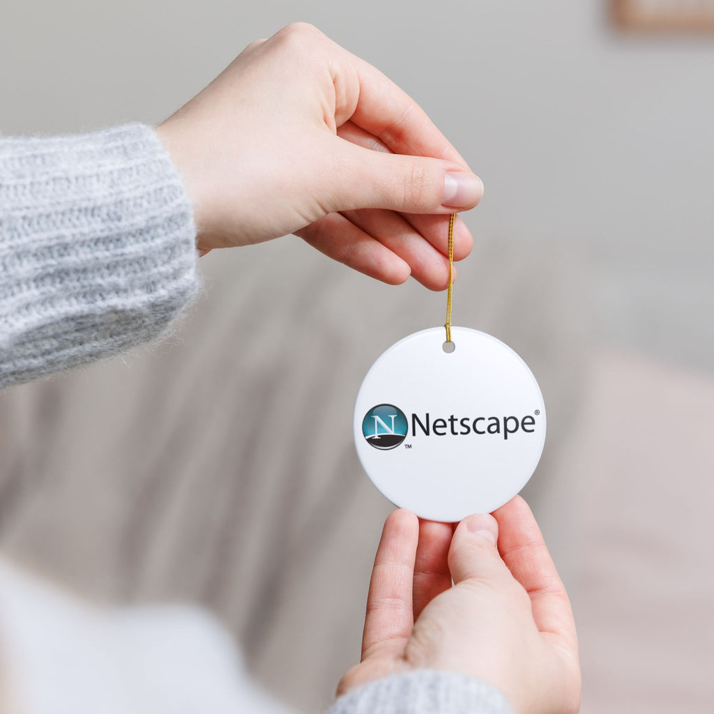 Netscape Ceramic Ornament