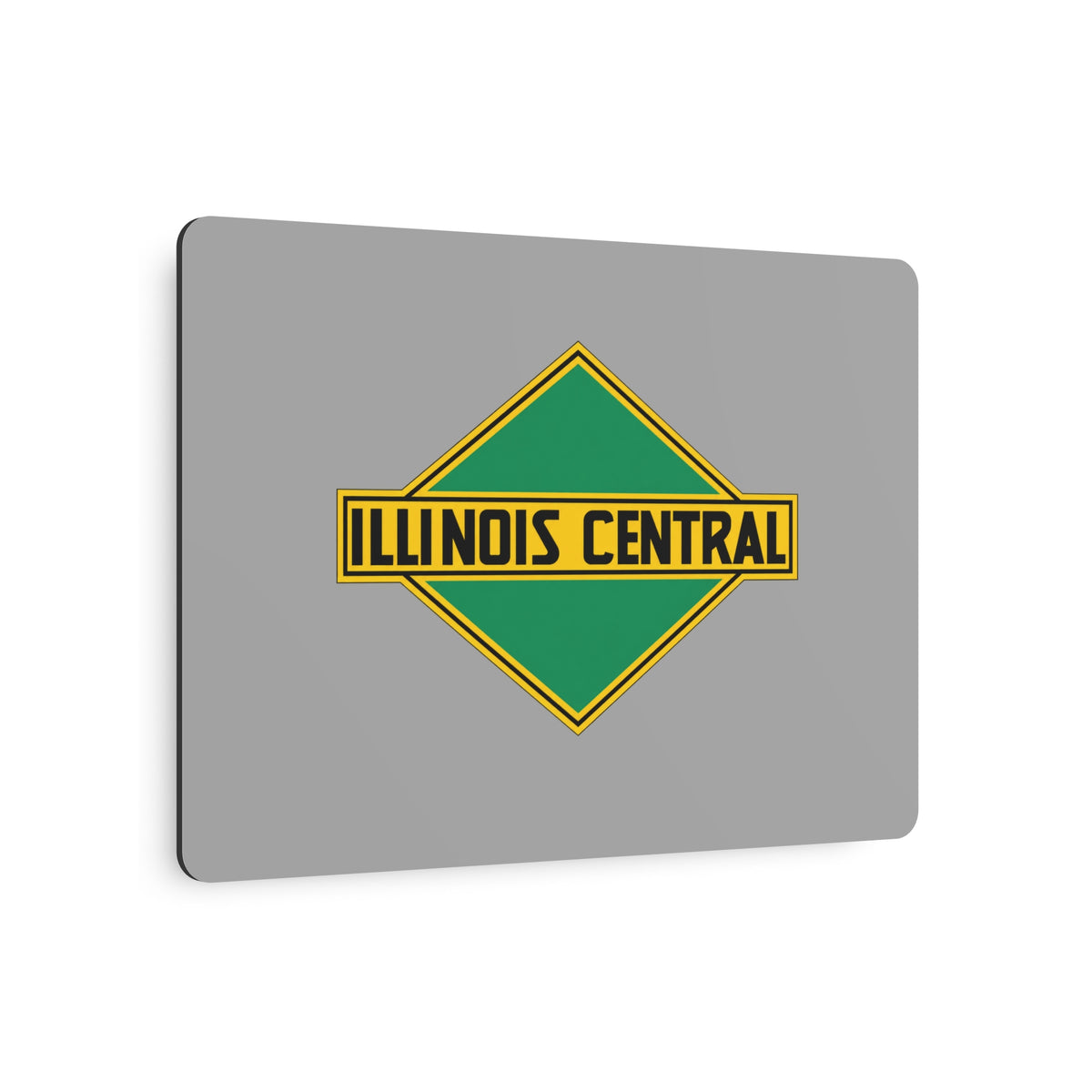 Illinois Central Railroad Metal Sign