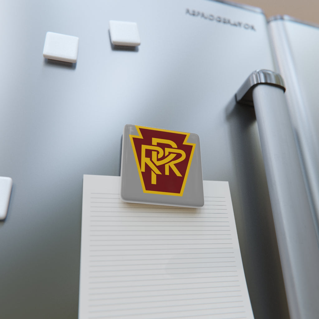 Pennsylvania Railroad Square Porcelain Fridge Magnet