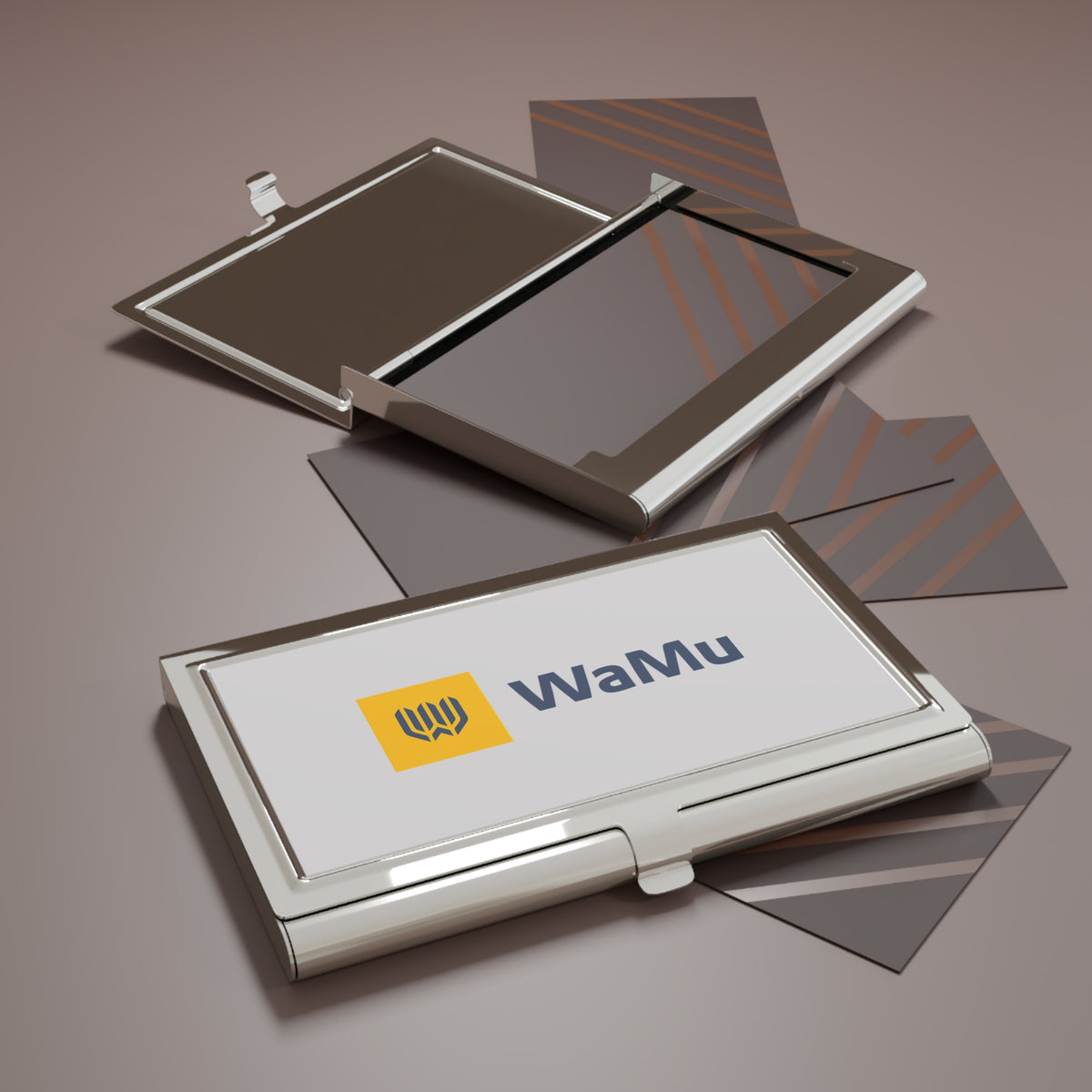 Washington Mutual (WaMu) Metal Business Card Holder