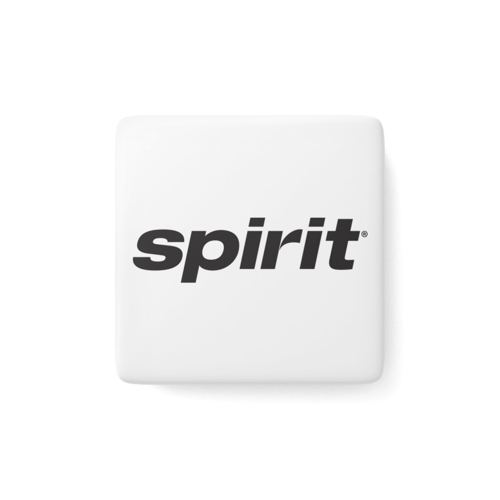 Spirit Airlines Square Porcelain Fridge Magnet