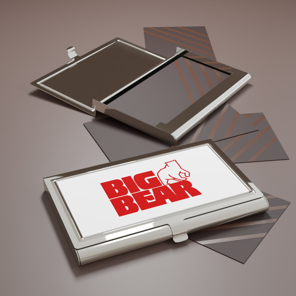 Big Bear Stores Metal Business Card Holder