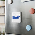 Conrail Square Porcelain Fridge Magnet