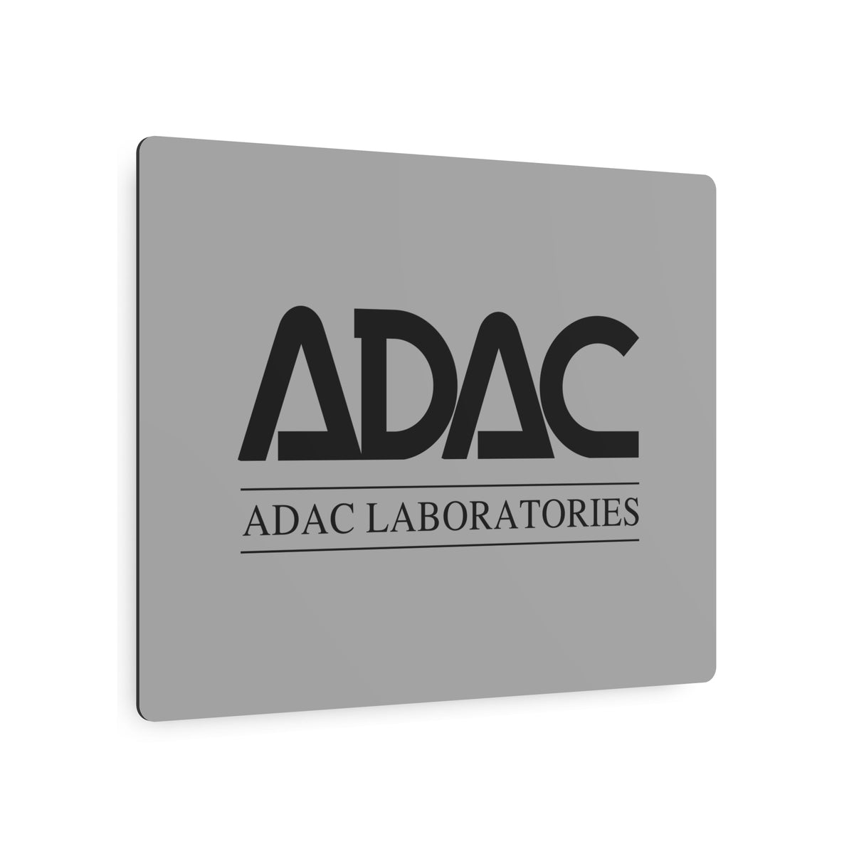 ADAC Laboratories Metal Sign