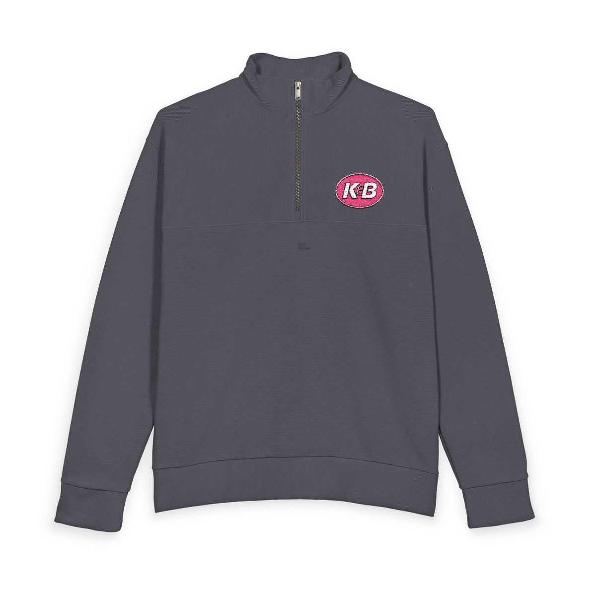 K&B (Katz & Besthoff) Heavy Knit Quarter-Zip Sweatshirt