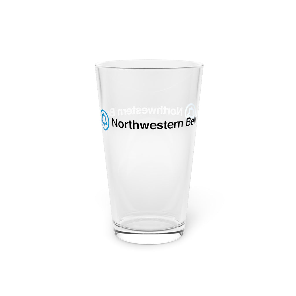 Northwestern Bell 16oz Pint Glass