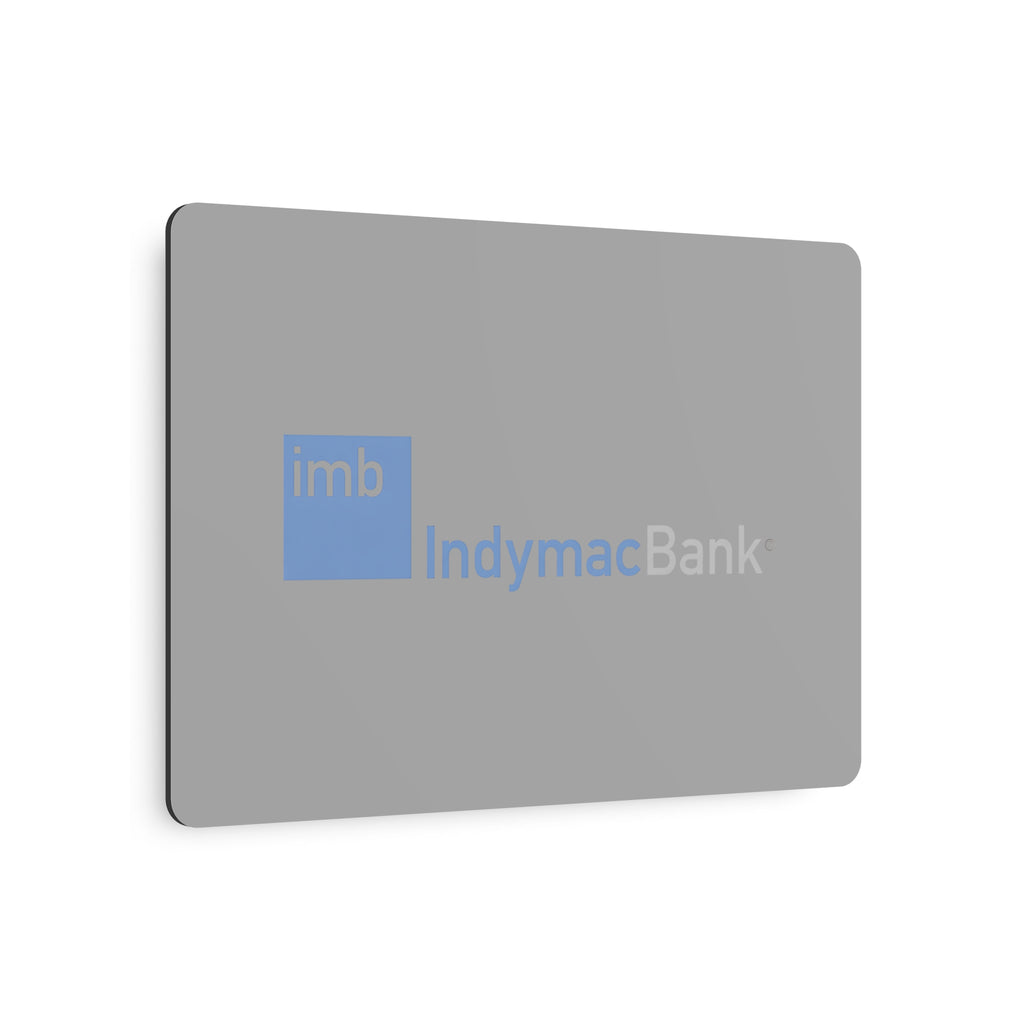 IndyMac Bank Metal Sign
