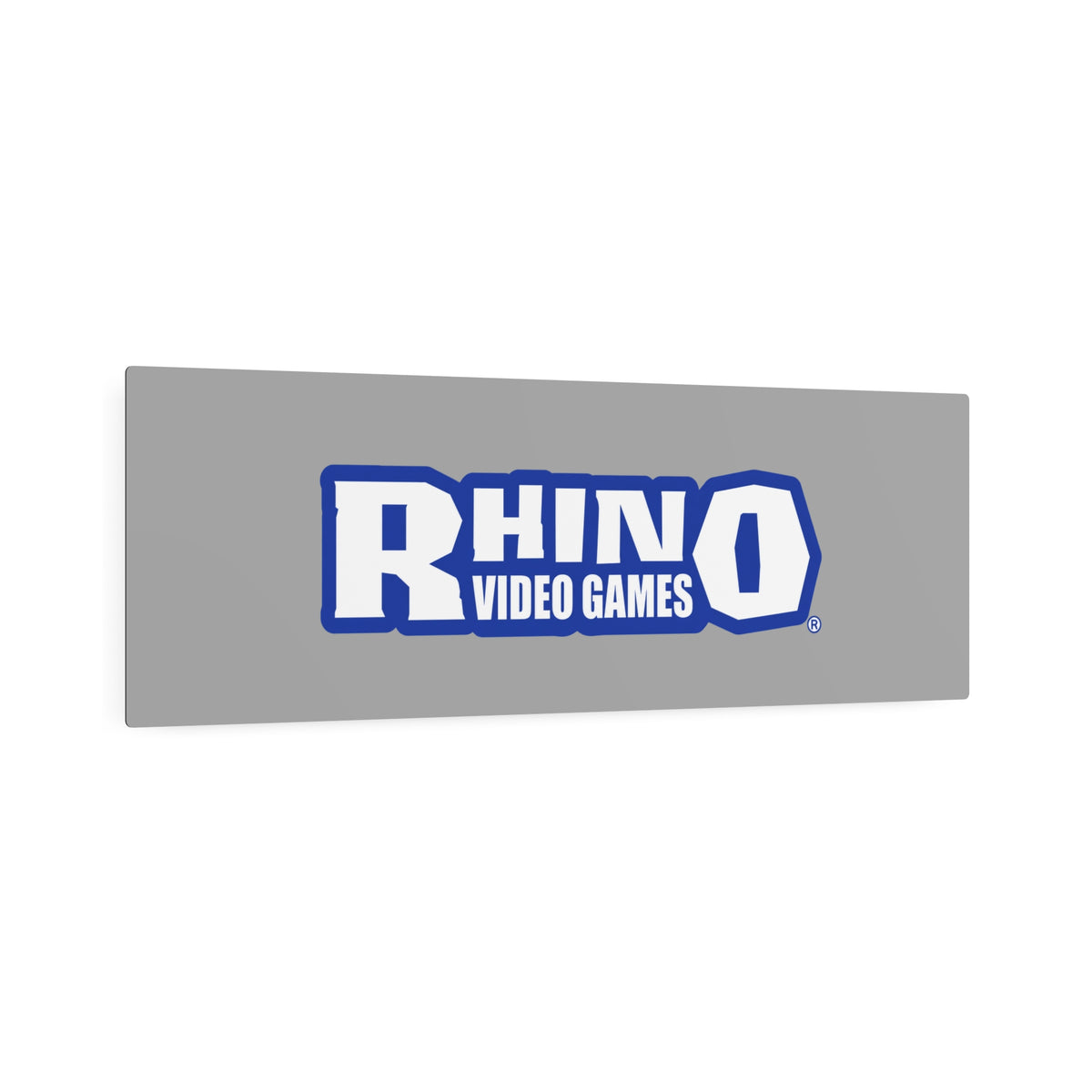 Rhino Video Games Metal Sign