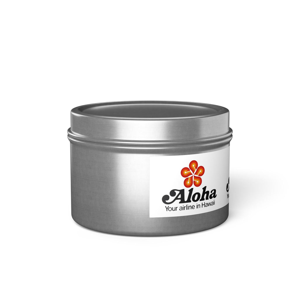 Aloha Airlines Tin Candle