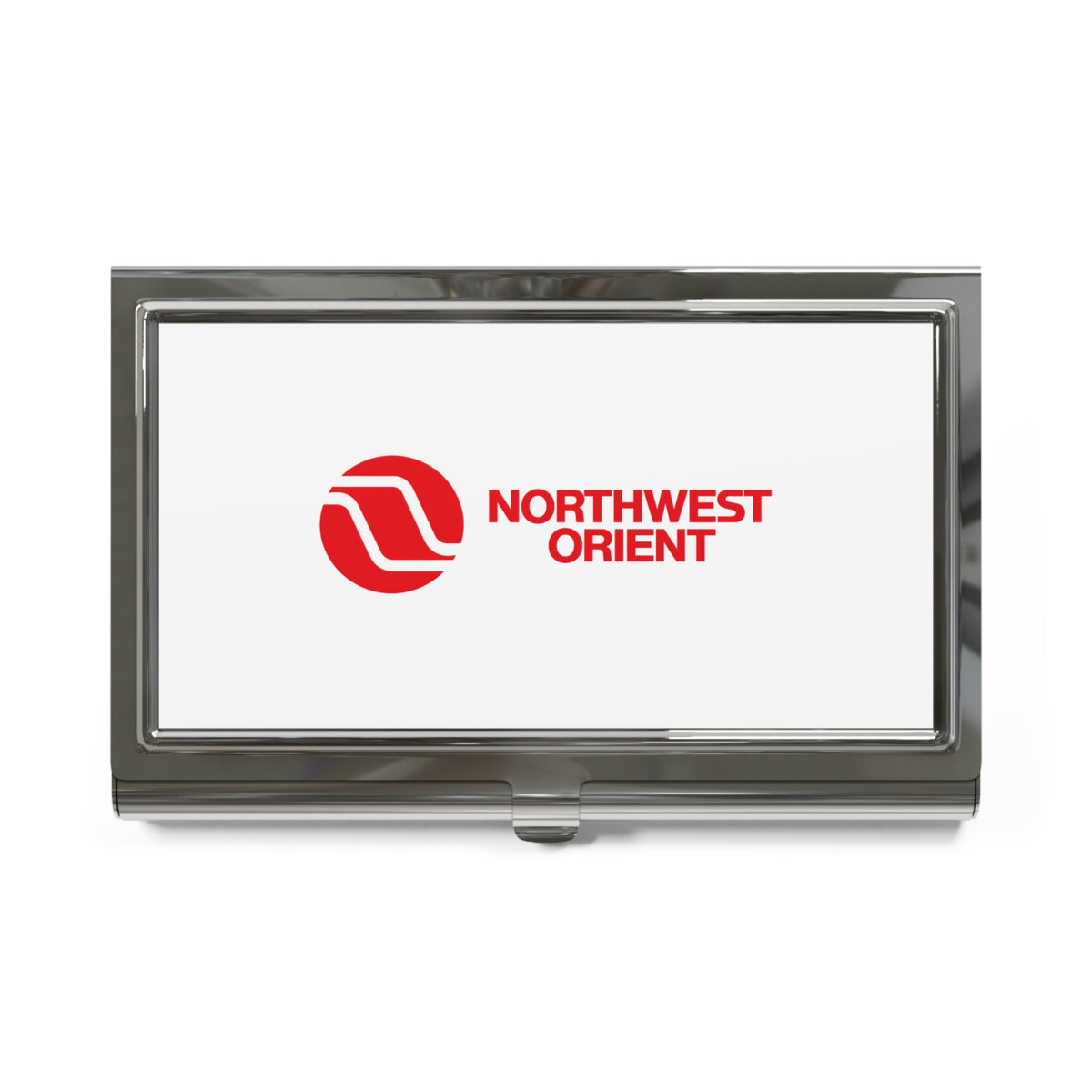 Northwest Orient Airlines Metal Business Card Holder