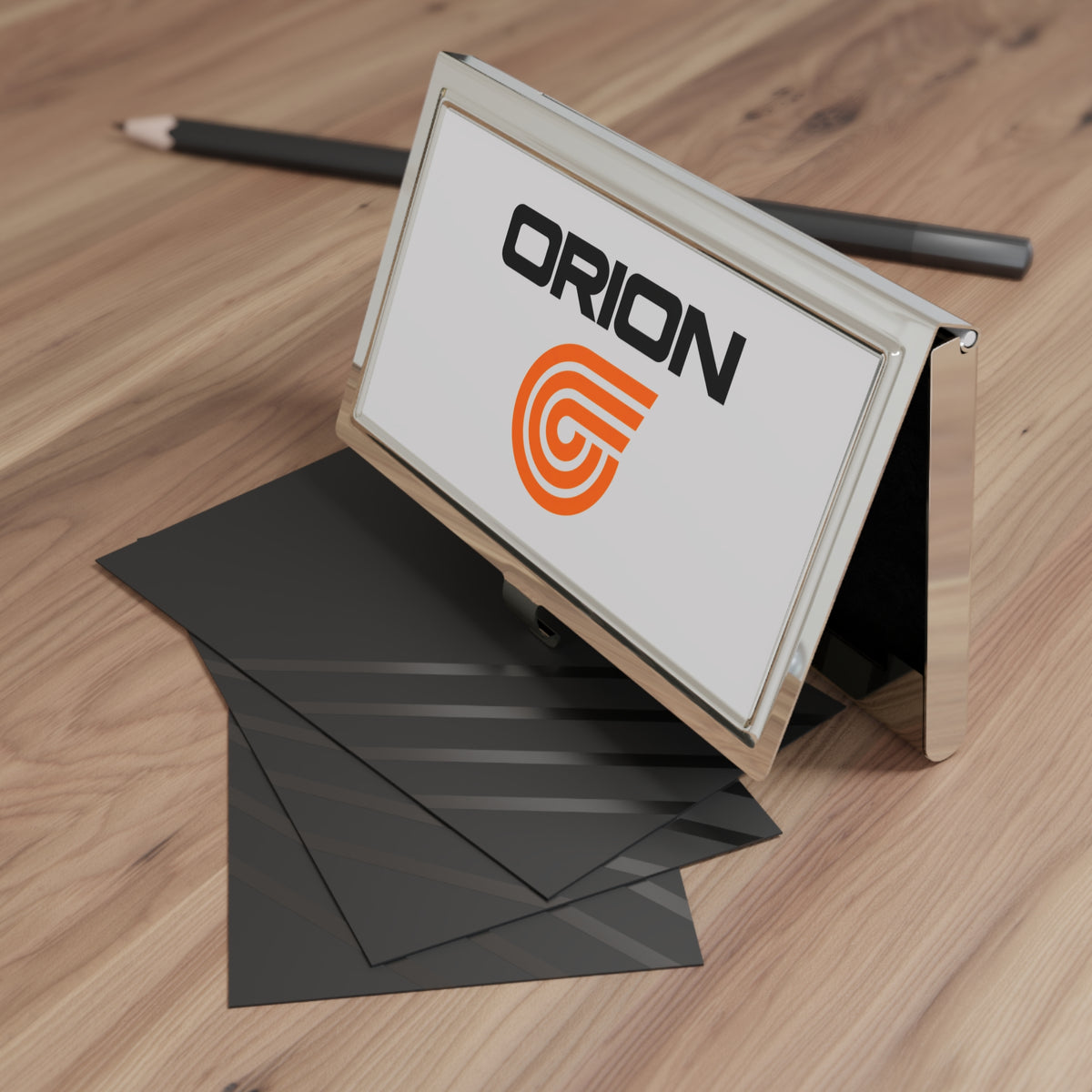 Orion Airways Metal Business Card Holder