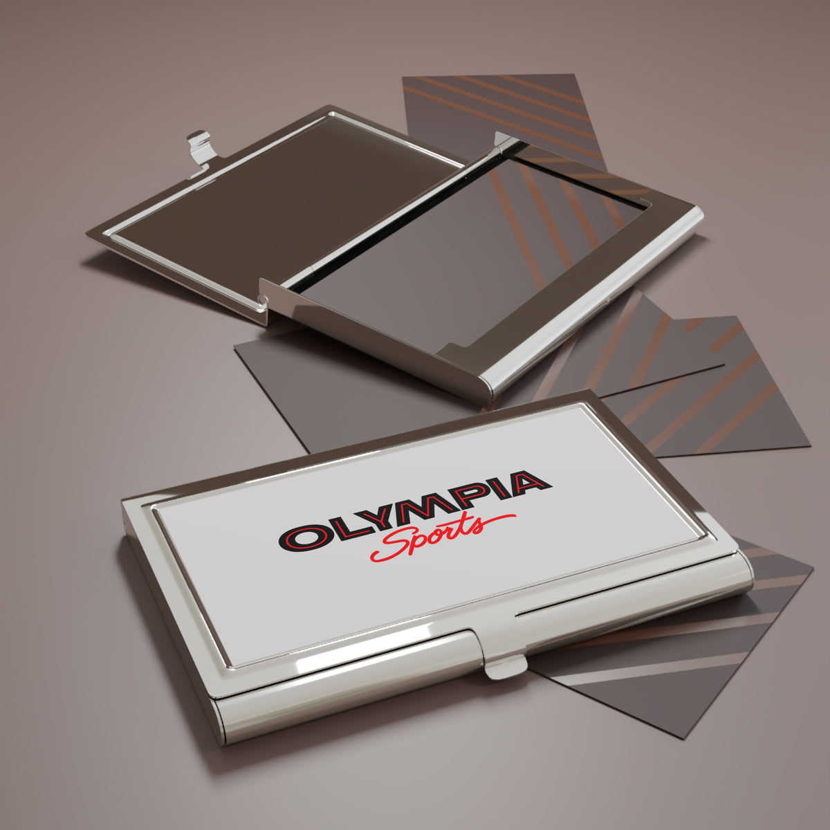 Olympia Sports Metal Business Card Holder