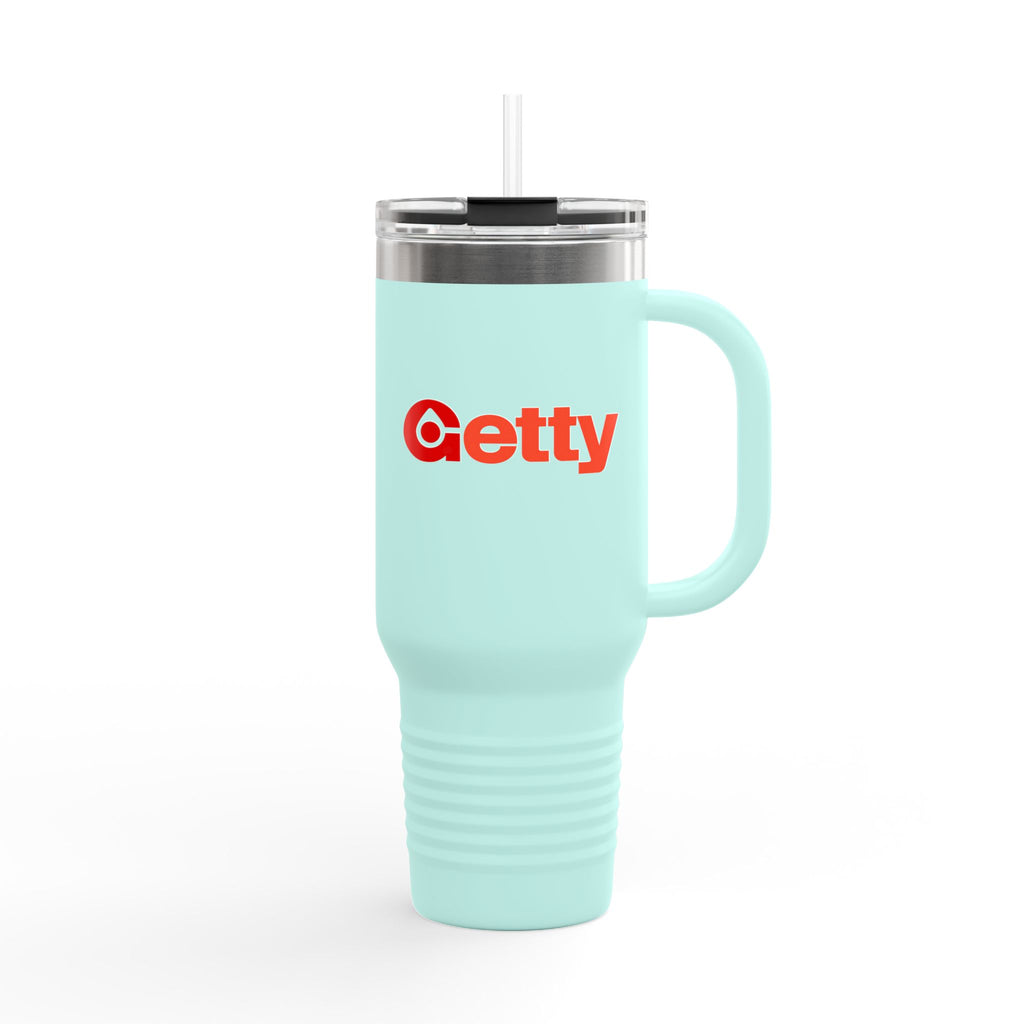 Getty Oil 40oz Insulated Travel Mug Stainless Tumbler