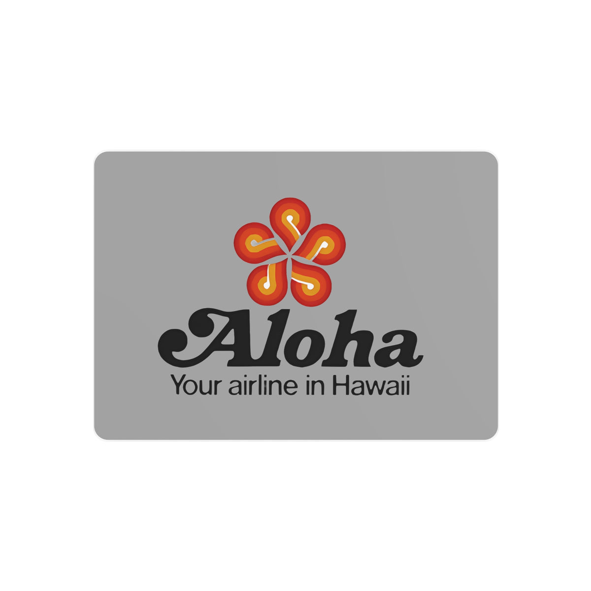 Aloha Airlines Metal Sign