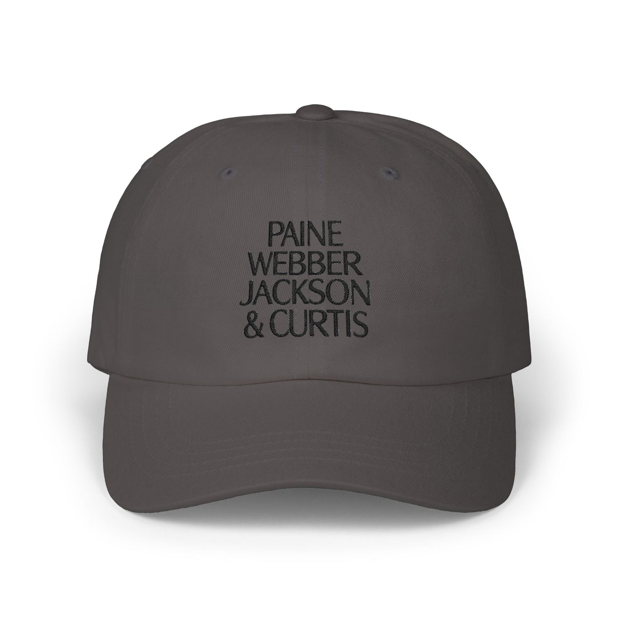 Paine Webber Jackson & Curtis Embroidered Dad Cap Hat