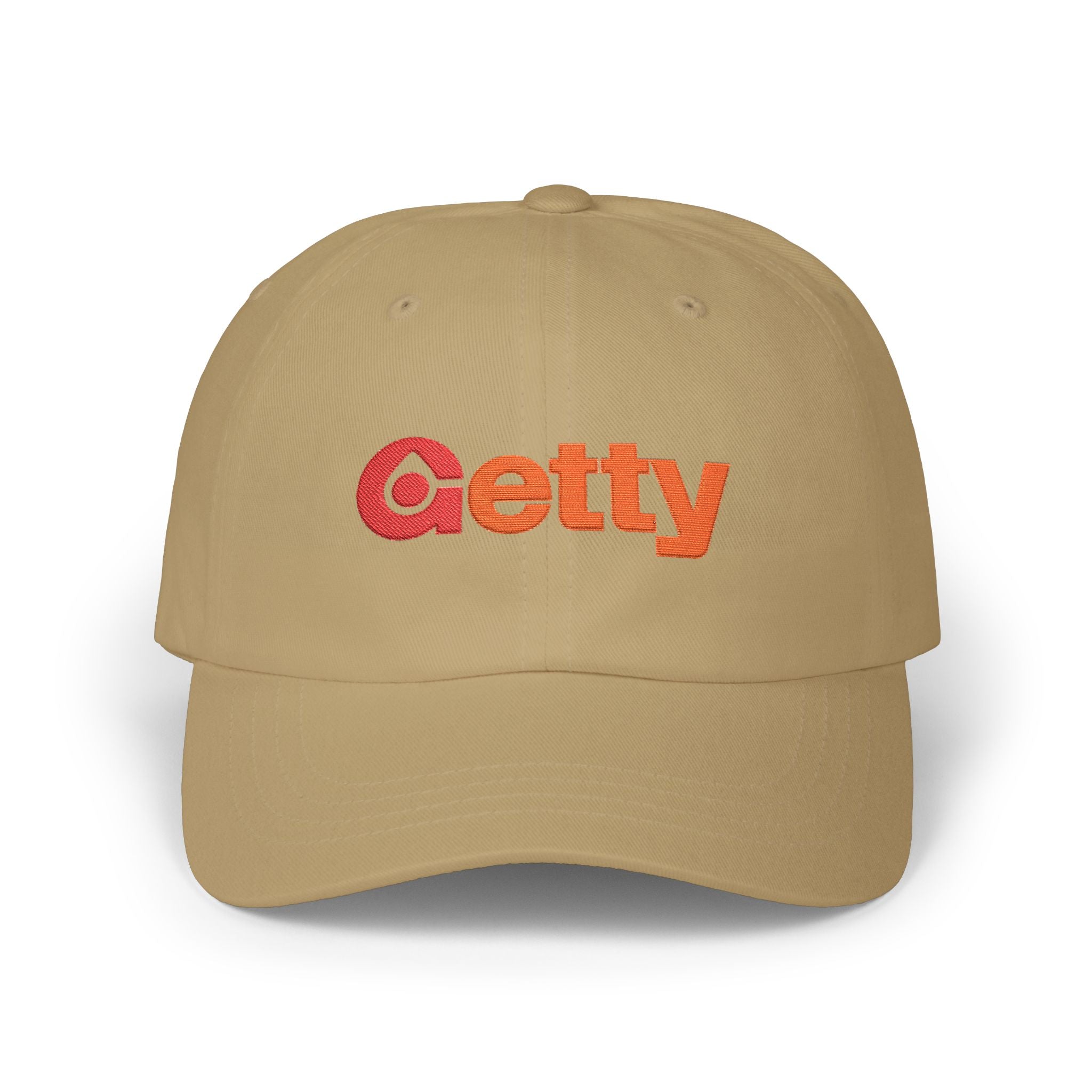 Getty Oil Embroidered Dad Cap Hat