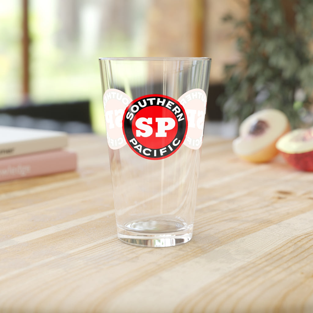 Southern Pacific Railroad 16oz Pint Glass
