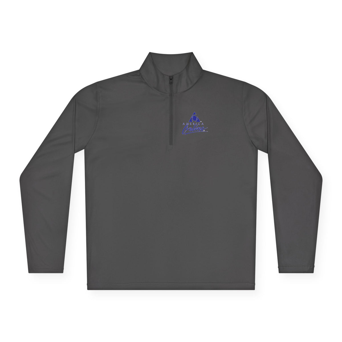 America Online (AOL) Unisex Quarter Zip Pullover