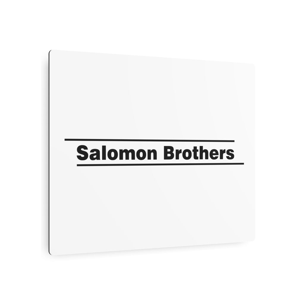 Salomon Brothers Metal Sign