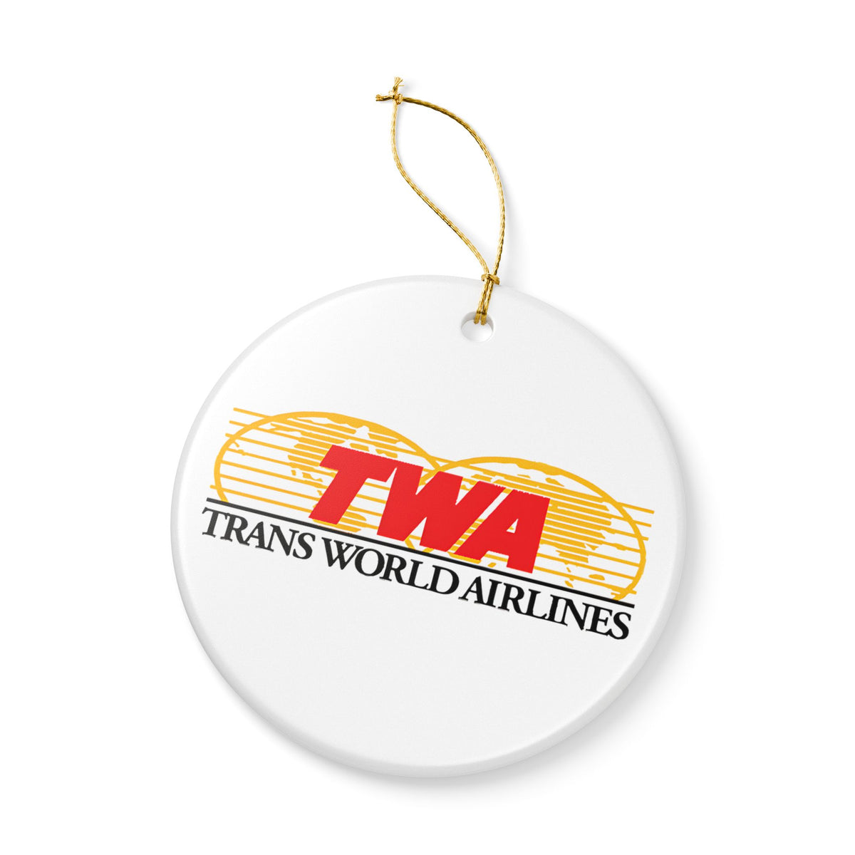 Trans World Airlines (TWA) Ceramic Ornament