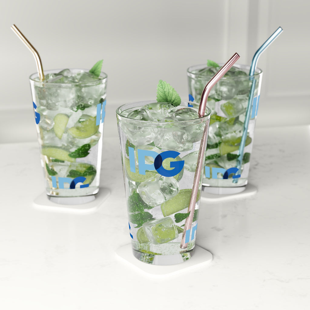 The Interpublic Group of Companies 16oz Pint Glass