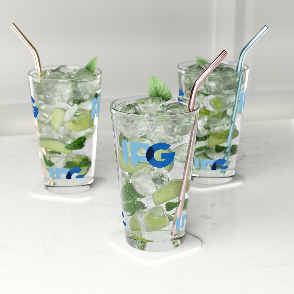 The Interpublic Group of Companies 16oz Pint Glass