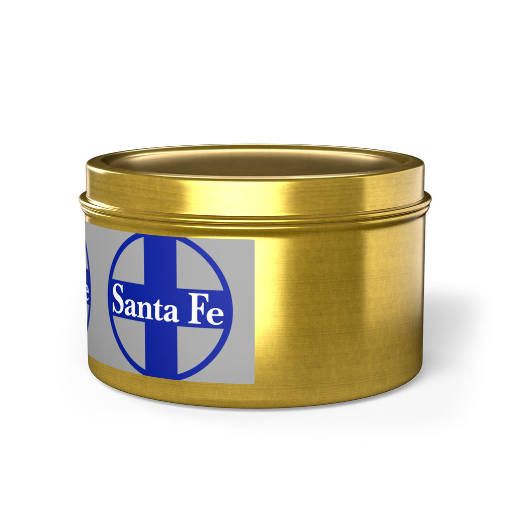 Atchison Topeka and Santa Fe Railway Tin Candle