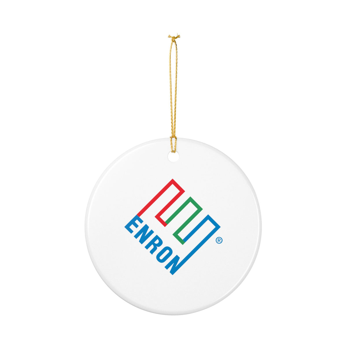 Enron Ceramic Ornament