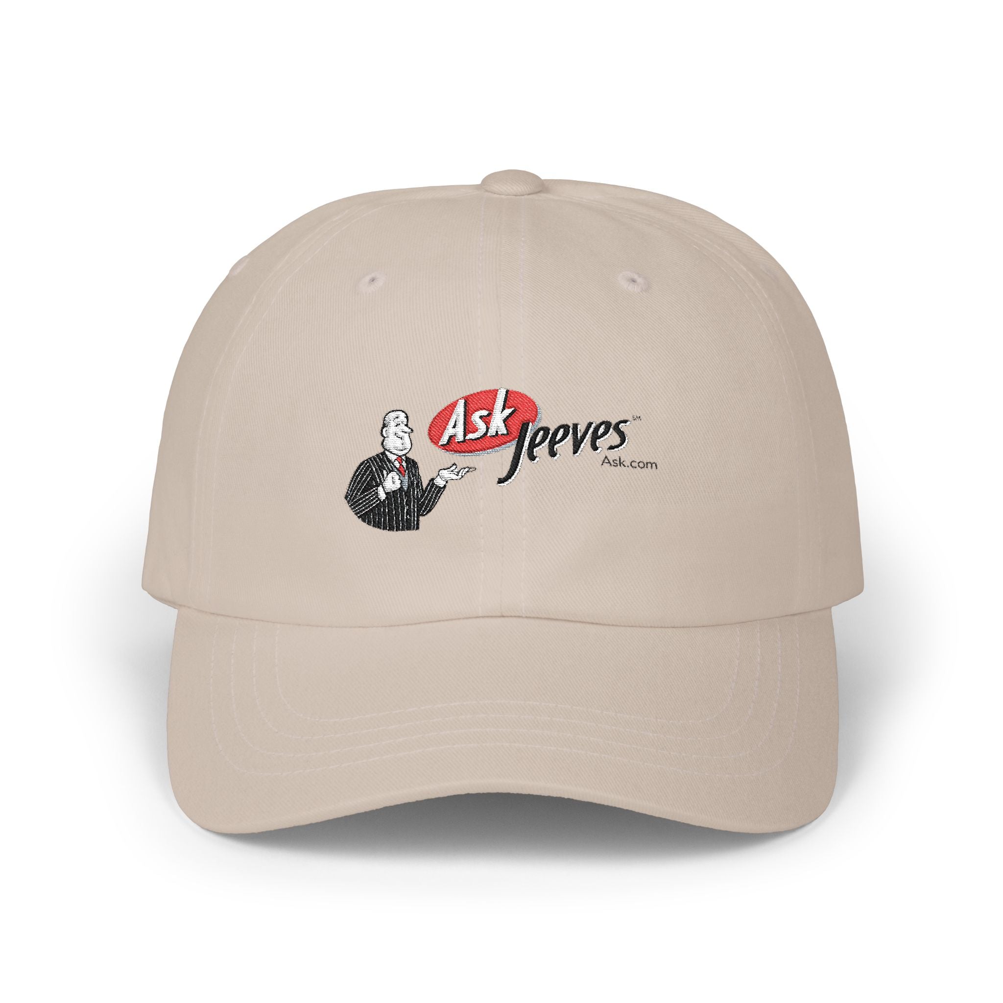 Ask Jeeves Embroidered Dad Cap Hat