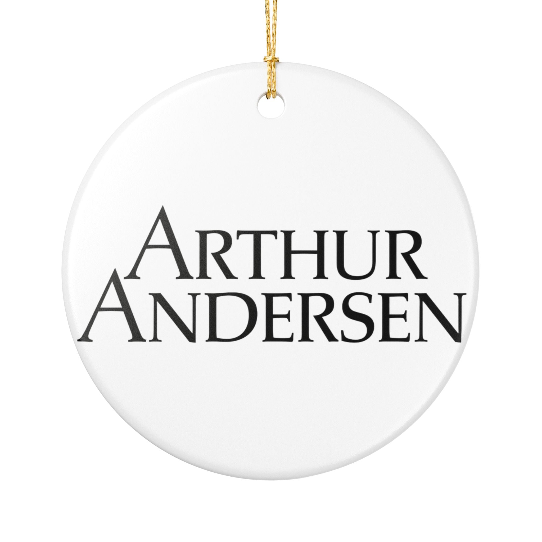 Arthur Andersen Ceramic Ornament
