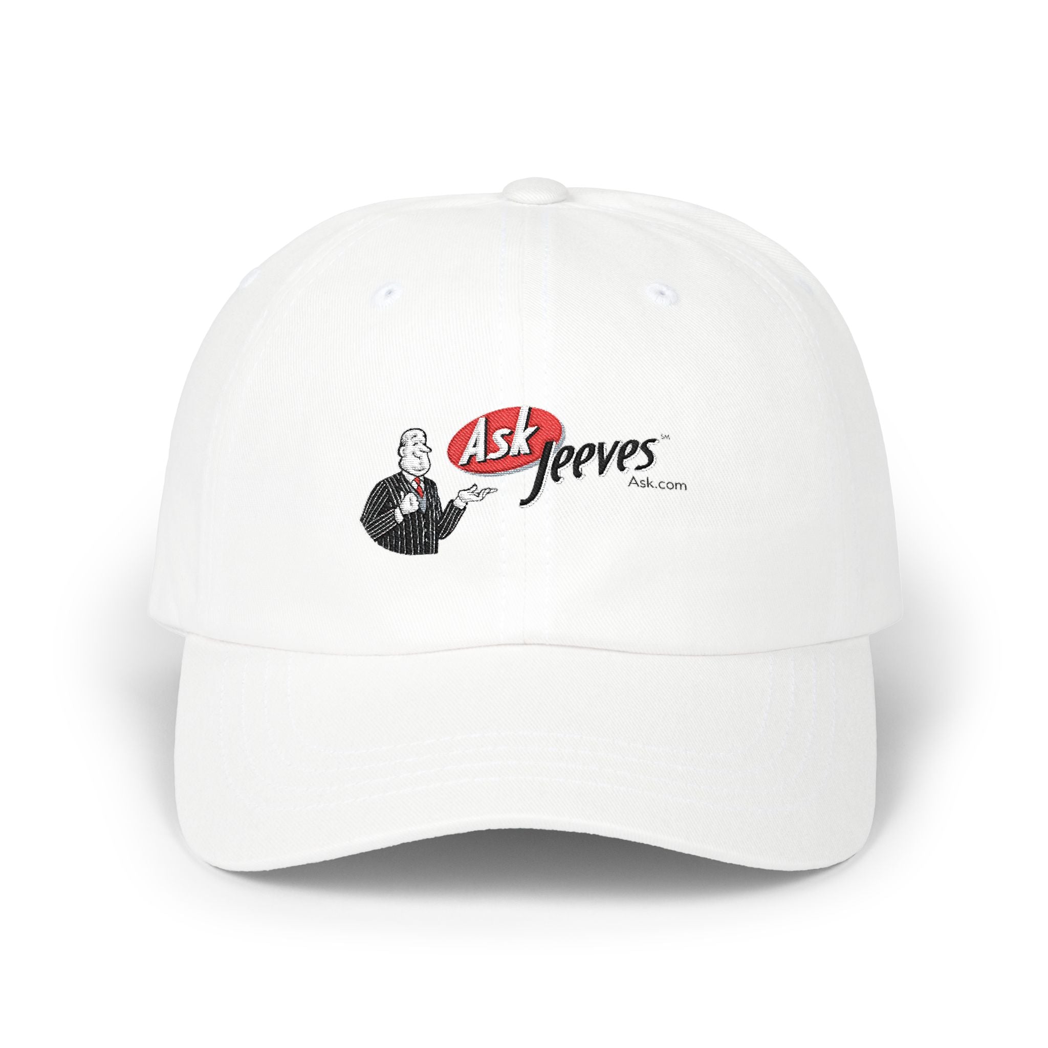 Ask Jeeves Embroidered Dad Cap Hat