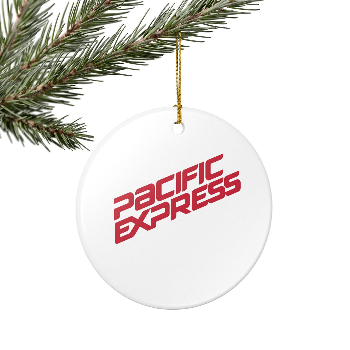 Pacific Express Ceramic Ornament